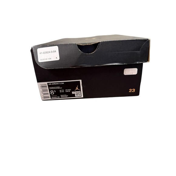 Nike Air Jordan 1 Low Men’s Size 8.5 White/Black-Starfish Shattered Backboard - Picture 8 of 10